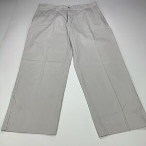Natural Issue Mens Chino Pants 36x30 Stone Beige‎ 100% Cotton Straight Leg Flat